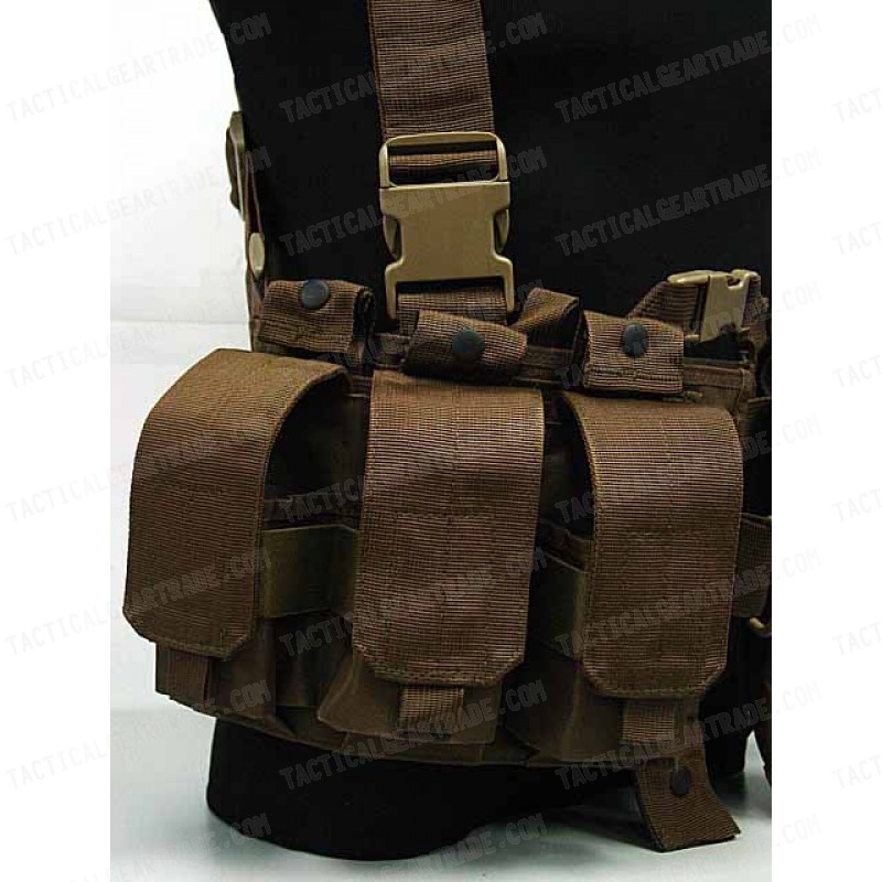 US Delta Force Elite Hydration Molle Vest Coyote Brown