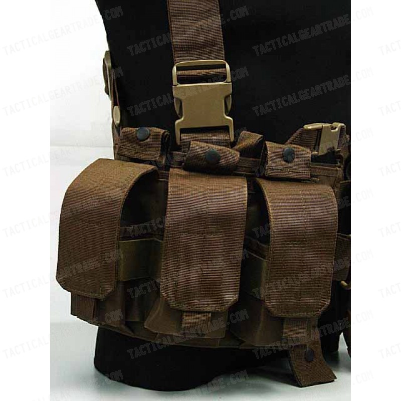 US Delta Force Elite Hydration Molle Vest Coyote Brown