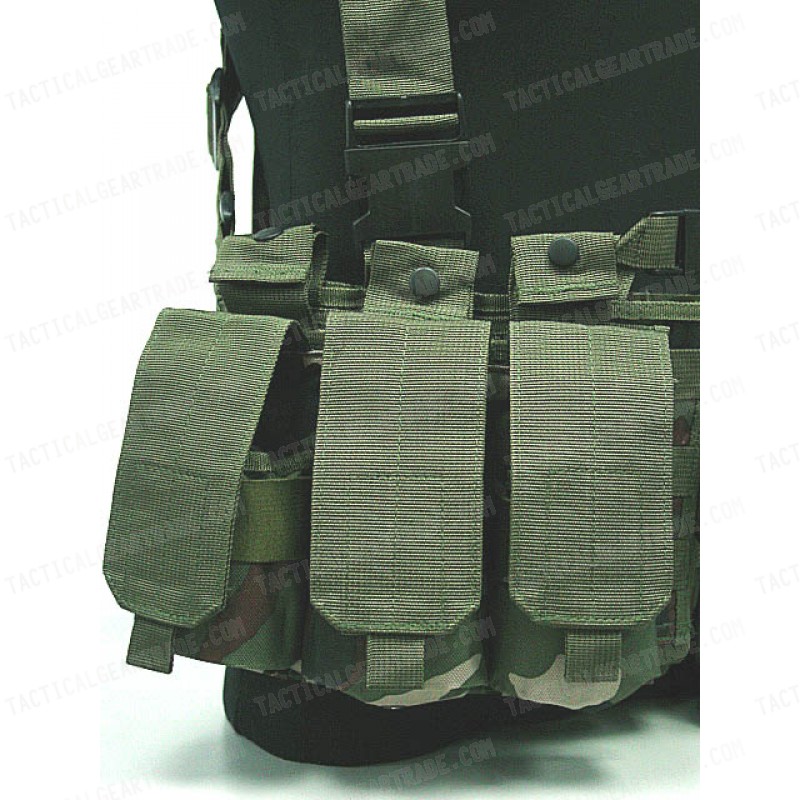 US Delta Force Elite Hydration Molle Vest Camo Woodland