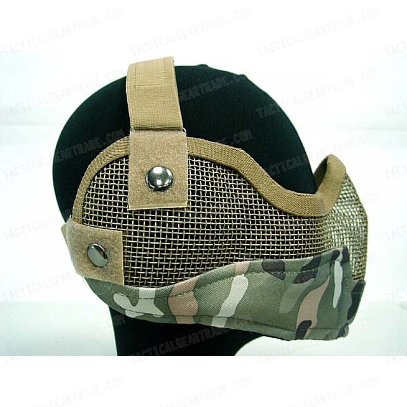 Stalker Type Half Face Metal Mesh Raider Mask Ver. 2 Multi Camo