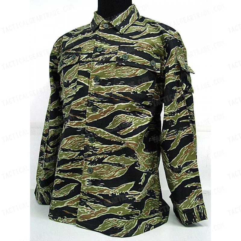 US Army Vietnam War Tiger Stripe Camo BDU Uniform Shirt Pants