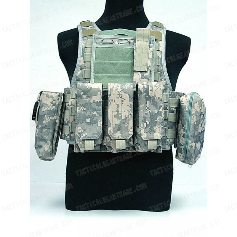 USMC MOD Molle Assault Plate Carrier Vest Digital ACU Camo