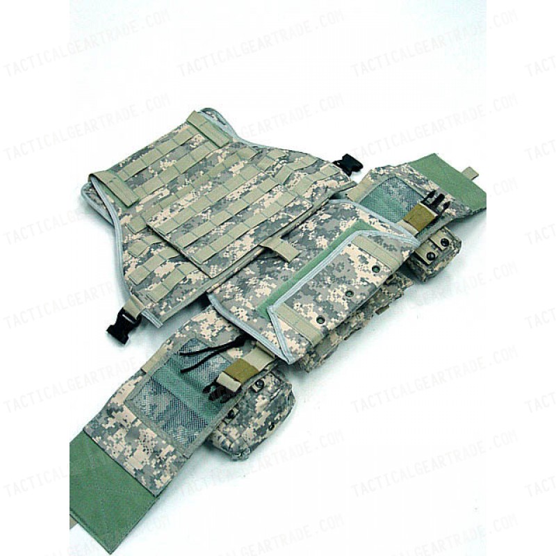 USMC MOD Molle Assault Plate Carrier Vest Digital ACU Camo