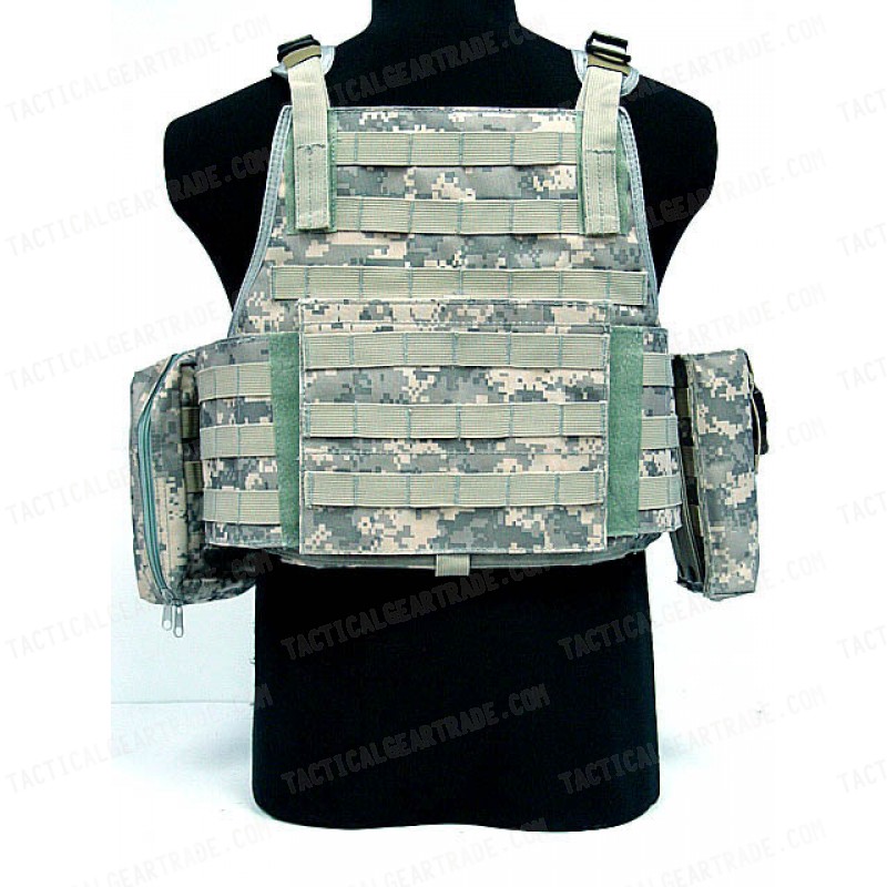 USMC MOD Molle Assault Plate Carrier Vest Digital ACU Camo