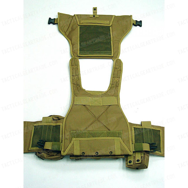 USMC MOD Molle Assault Plate Carrier Vest Coyote Brown