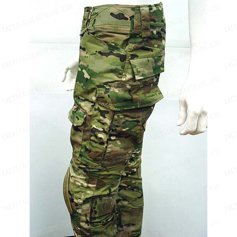 CP Gen 2 Style Tactical Combat Pants with Knee Pads Multi Camo