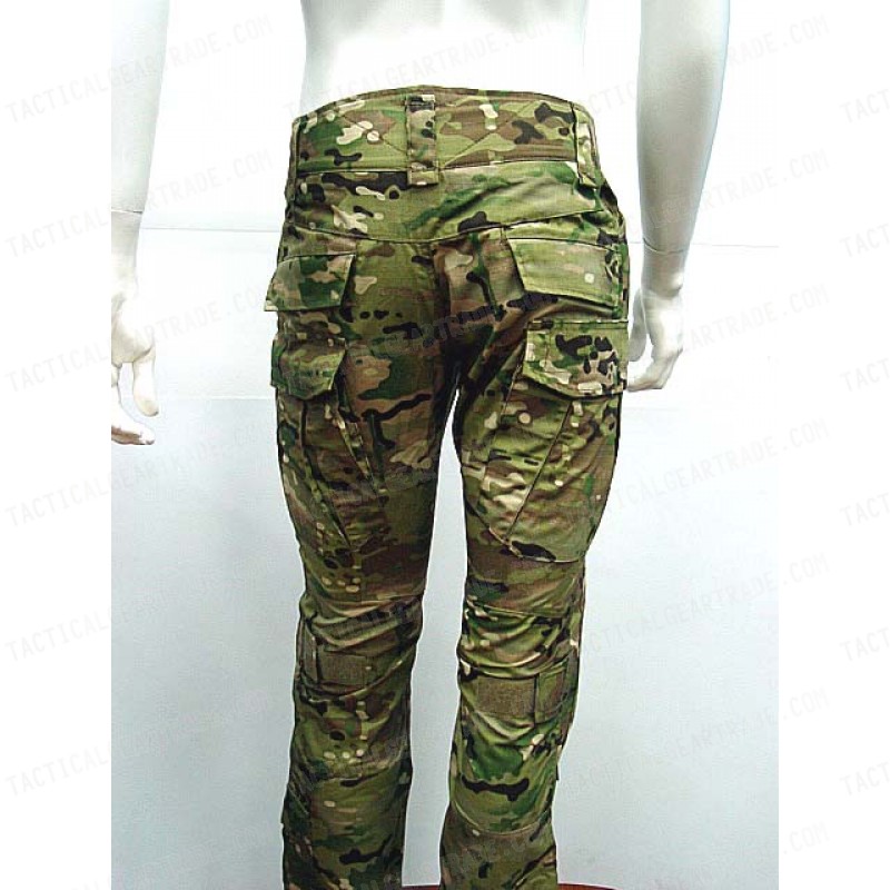 CP Gen 2 Style Tactical Combat Pants with Knee Pads Multi Camo