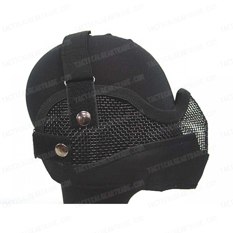 Black Bear Airsoft Stalker BAT Style Raider Mesh Mask Black