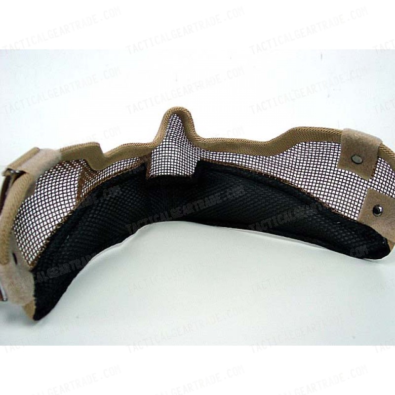 Black Bear Airsoft Stalker BAT Style Raider Mesh Mask Tan