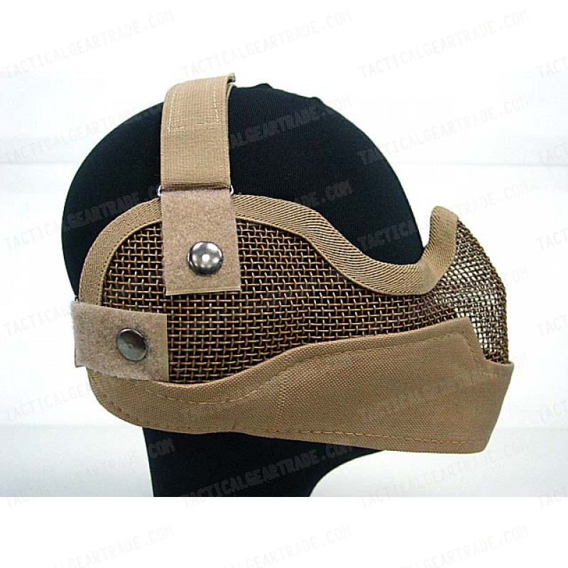 Black Bear Airsoft Stalker BAT Style Raider Mesh Mask Tan