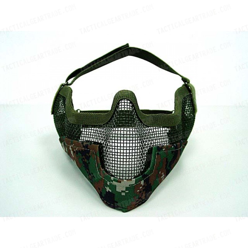 Black Bear Airsoft Stalker BAT Raider Mesh Mask Digital Woodland