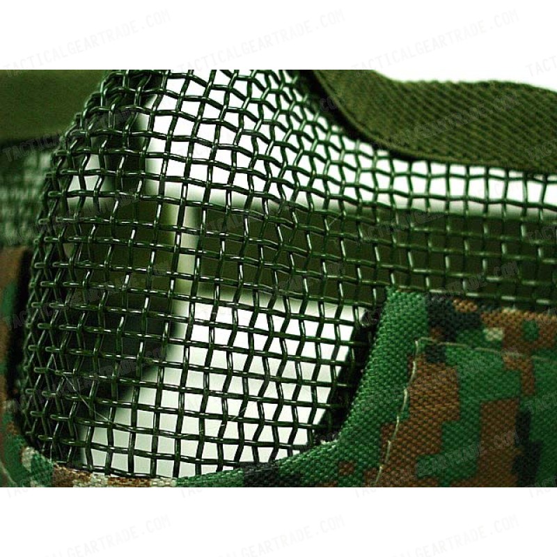 Black Bear Airsoft Stalker BAT Raider Mesh Mask Digital Woodland