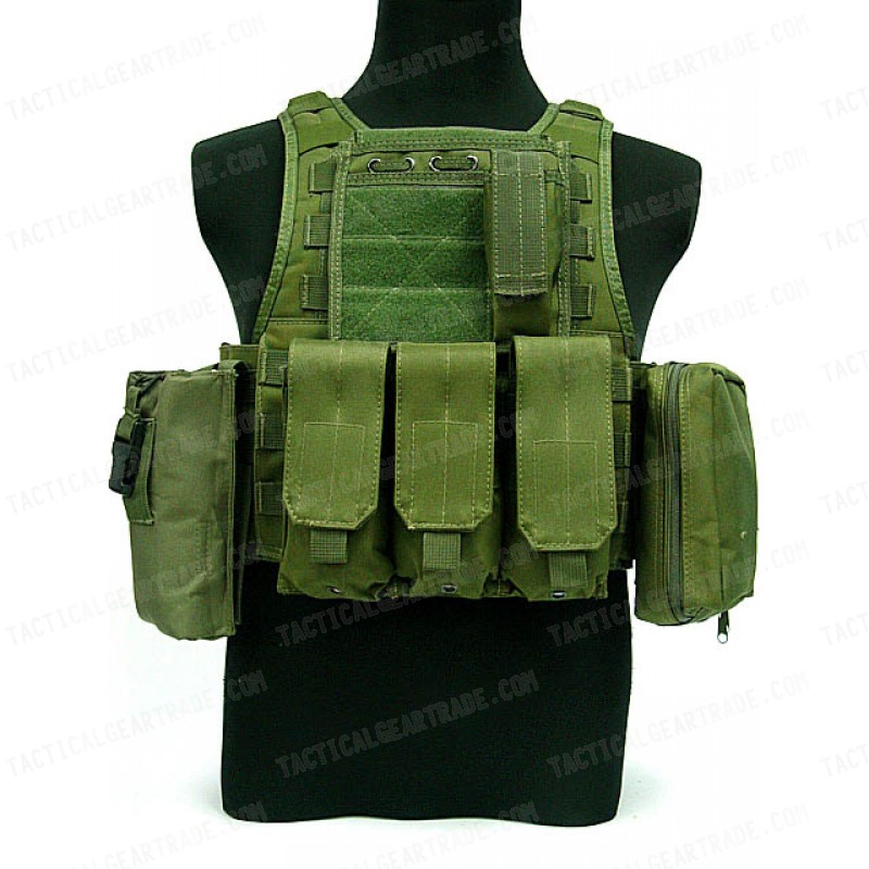 USMC MOD Molle Assault Plate Carrier Vest OD