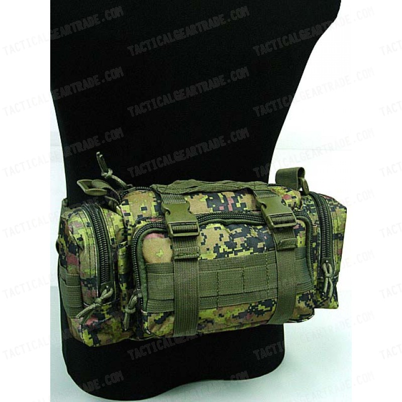 Molle Utility Shoulder Waist Pouch Bag CADPAT Digital Camo