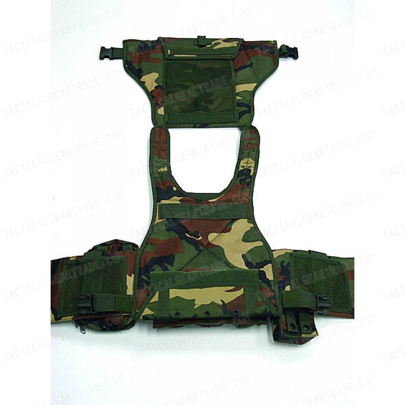 USMC MOD Molle Assault Plate Carrier Vest Camo Woodland