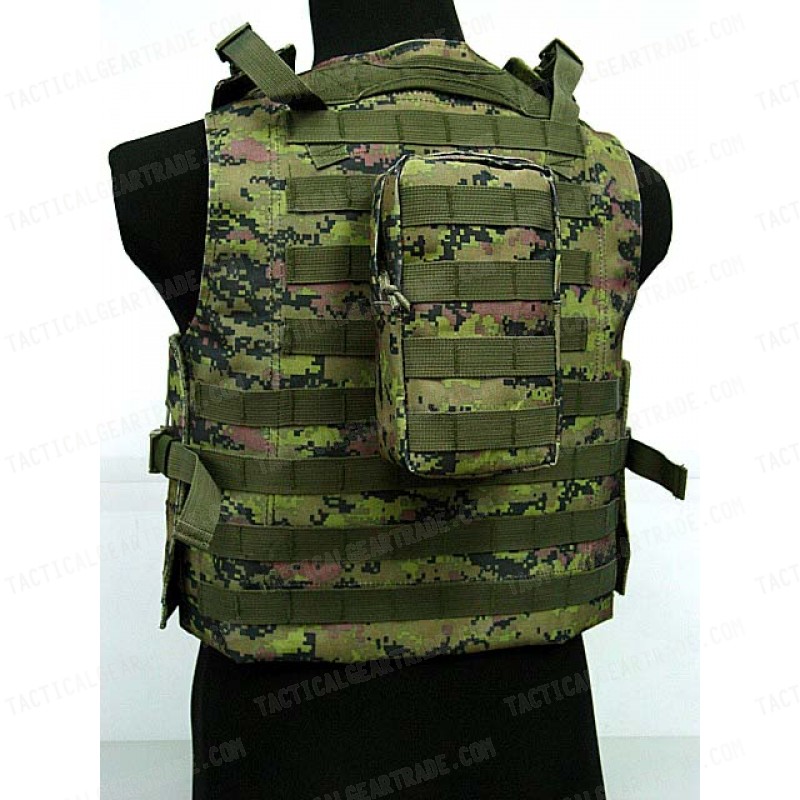 USMC Molle Combat Assault Plate Carrier Vest CADPAT Digital Camo