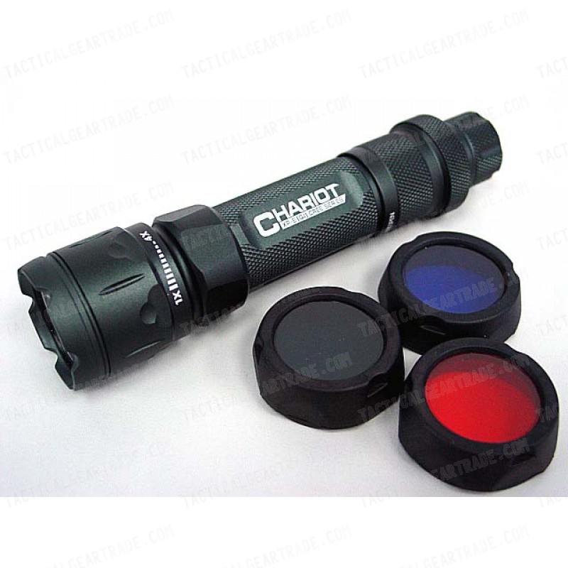 CHARIOT XP-E CREE Q4 LED 235 Lumens Multifunction Flashlight