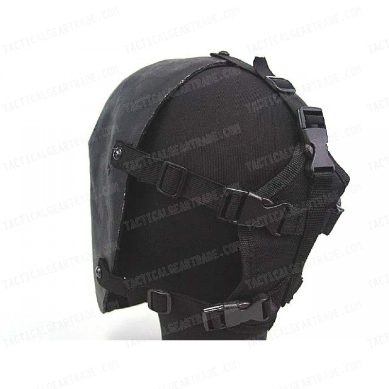 Full Face Ghost Recon Airsoft Mesh Goggle Mask Black