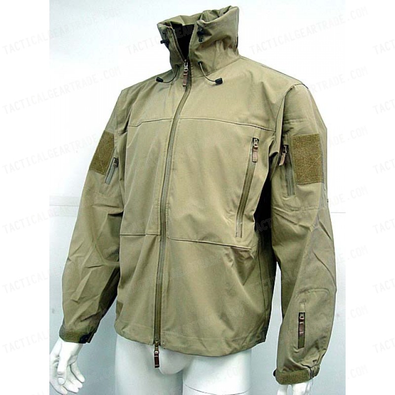 Gen 4 Hoodie Soft Shell Waterproof Jacket Tan