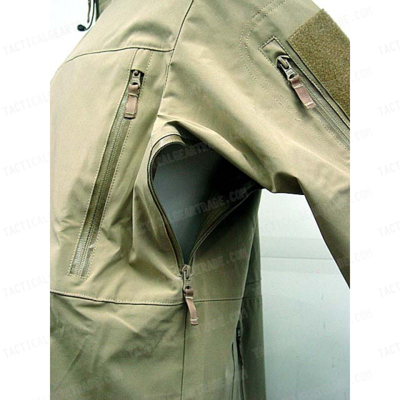 Gen 4 Hoodie Soft Shell Waterproof Jacket Tan