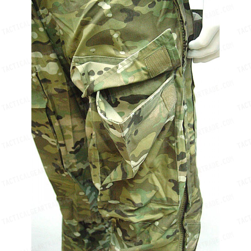 Tactical Combat Pants with Knee Pads Multi Camo