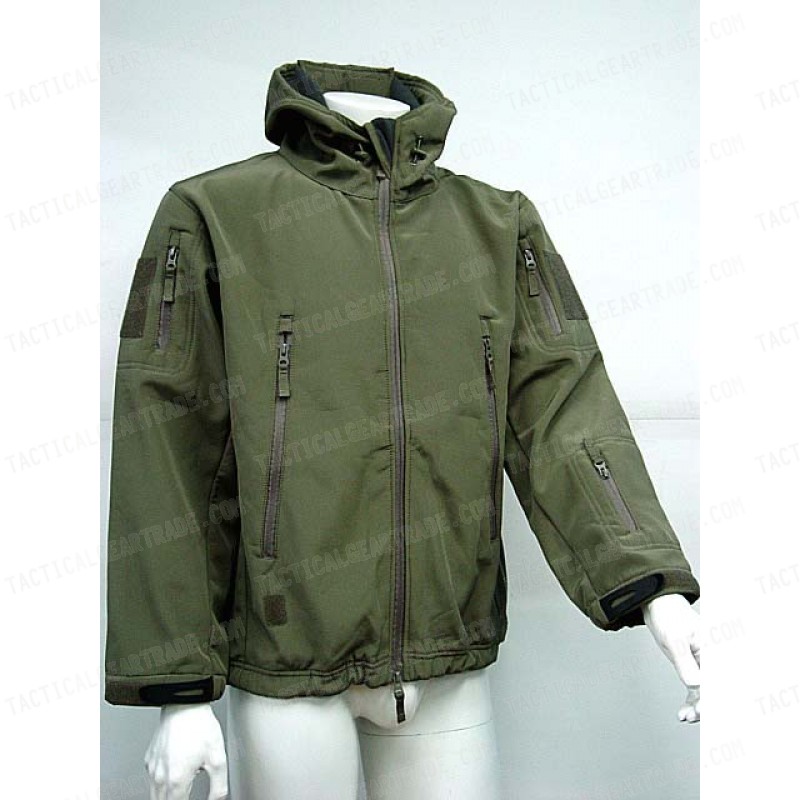 Stealth Hoodie Shark Skin Soft Shell Waterproof Jacket OD for 52.49
