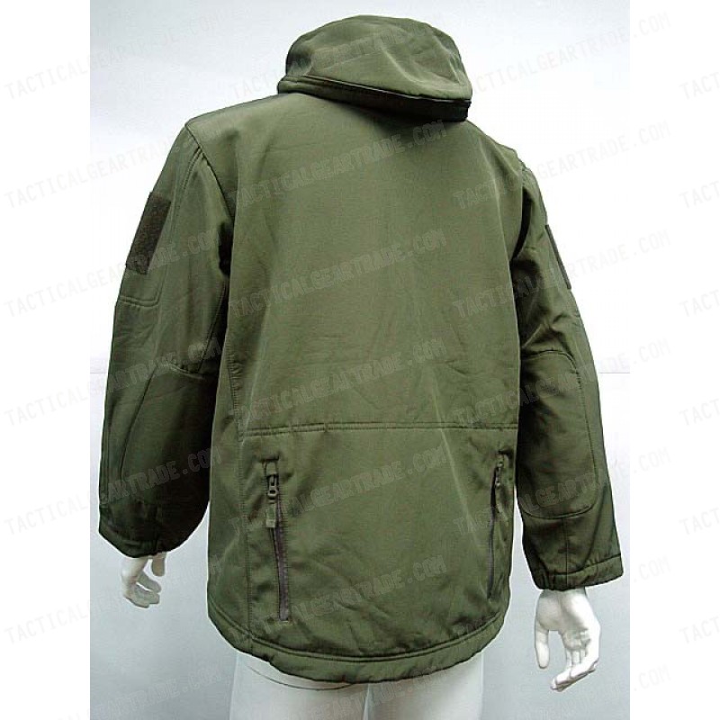 Stealth Hoodie Shark Skin Soft Shell Waterproof Jacket OD