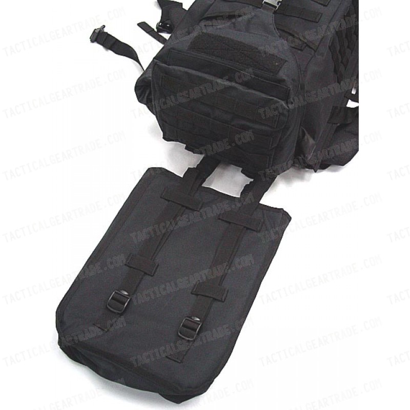 Tactical Molle Rifle Gear Combo Backpack Black