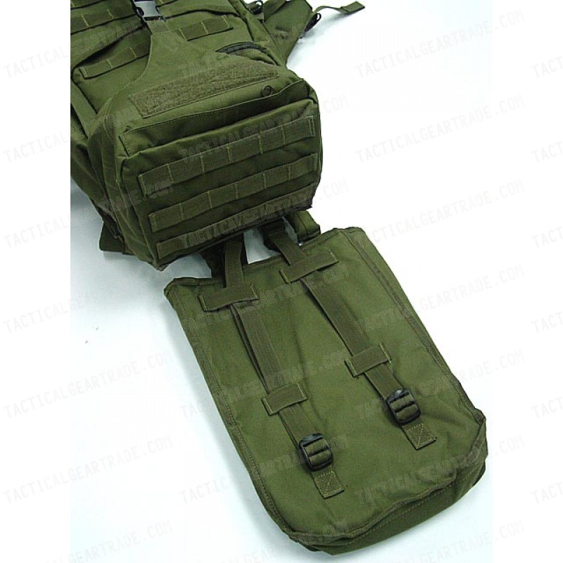 Tactical Molle Rifle Gear Combo Backpack OD