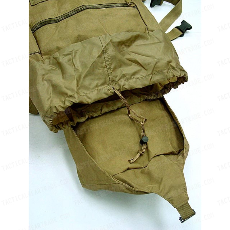 Tactical Molle Rifle Gear Combo Backpack Coyote Brown