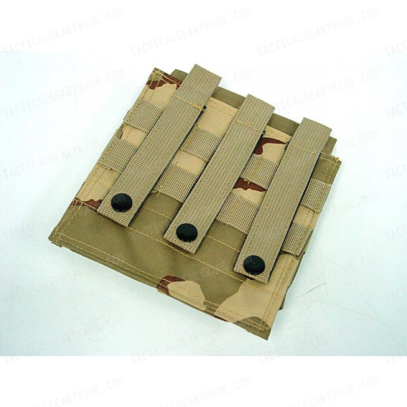 Airsoft Molle Double Magazine Pouch Desert Camo