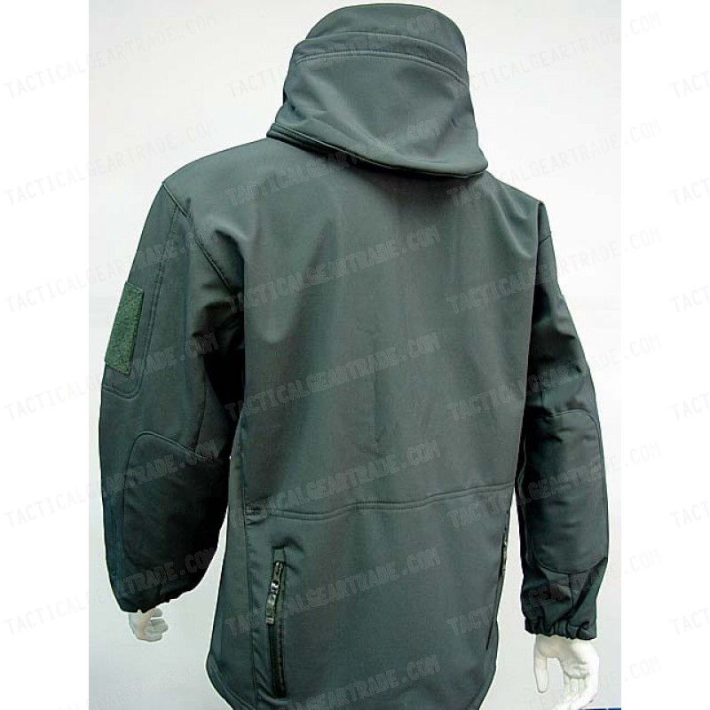 Stealth Hoodie Shark Skin Soft Shell Waterproof Jacket Gray