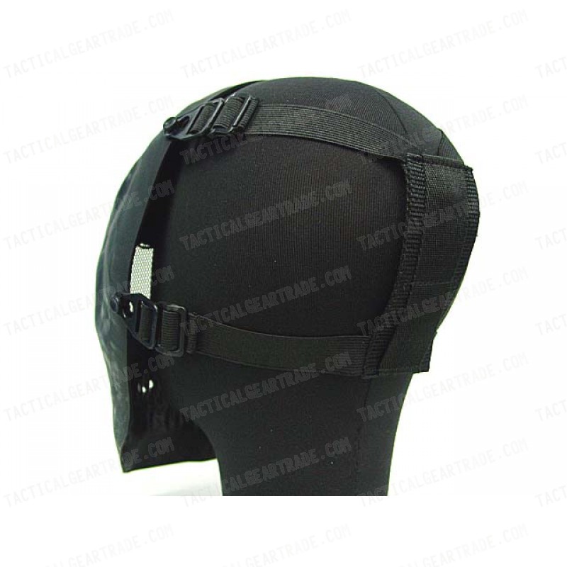 Army of Two Skull Full Face Airsoft Protector Mask Silver Black