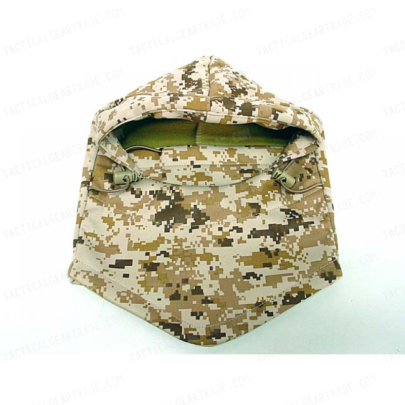 Balaclava Fleece Hood Full Face Head Mask Digital Desert Camo