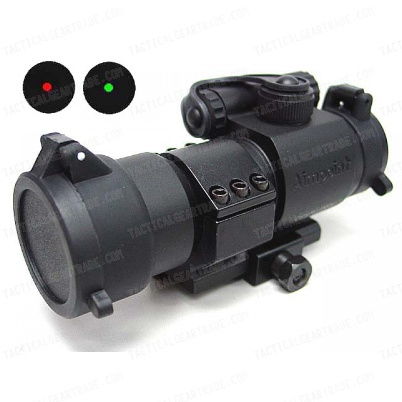 Comp M3 Type Red Green Dot Sight Scope w/QD L-Shape Mount for 
