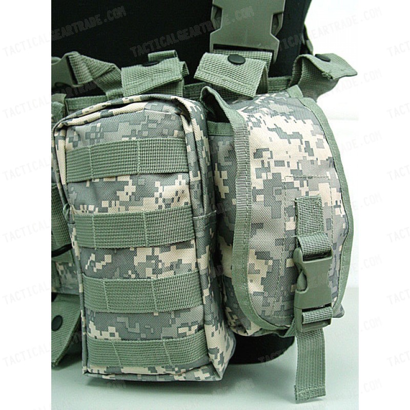 US Delta Force Elite Hydration Molle Vest Digital ACU Camo