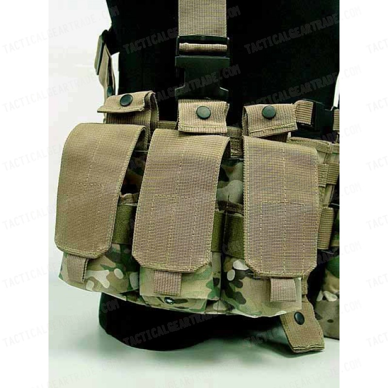 US Delta Force Elite Hydration Molle Vest Multi Camo