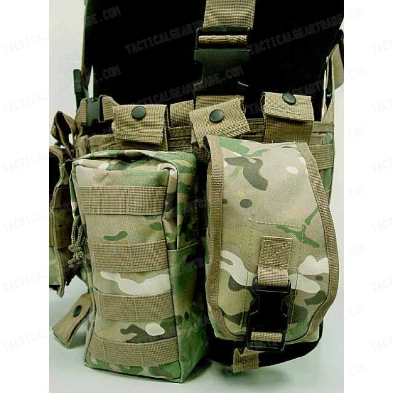 US Delta Force Elite Hydration Molle Vest Multi Camo