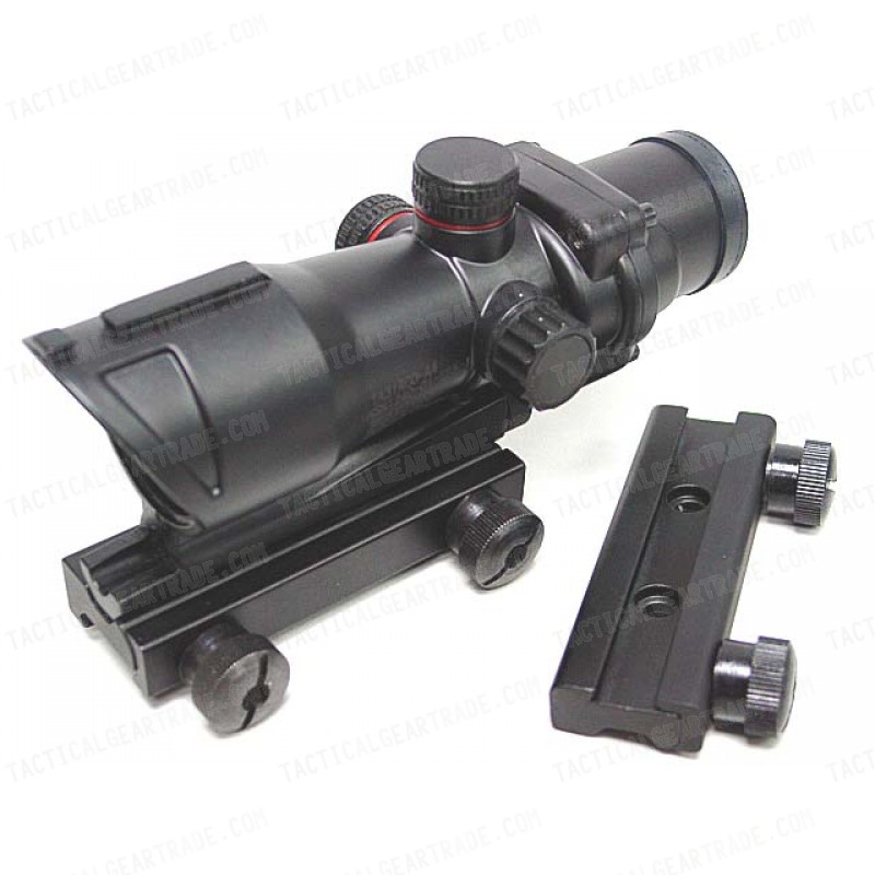 ACOG Type 1x30 Red/Green Dot Sight Scope w/QD Suitable for any 11 & 20mm Mount #A