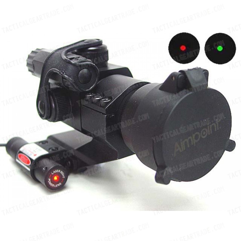 Comp M2 Type Red Green Dot Sight Scope with Red Laser