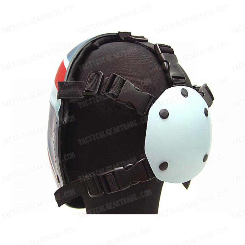 Full Face Hockey Type Airsoft Mesh Goggle Mask UK Flag