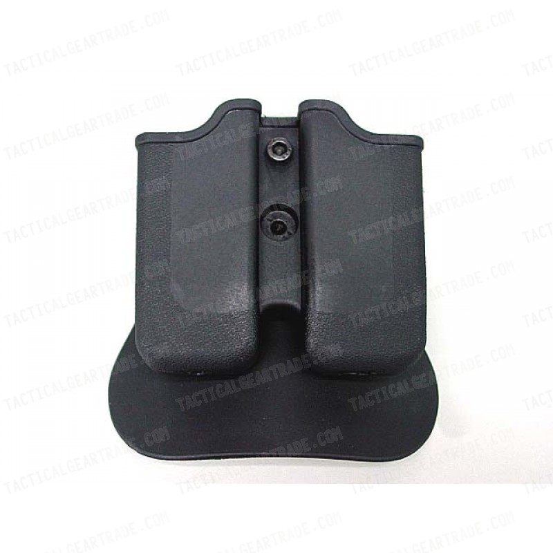 IMI Style Universal Double Pistol Magazine Pouch Paddle Holster