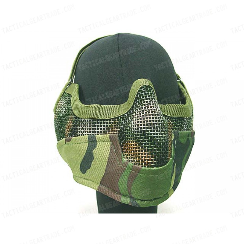 Black Bear Airsoft Stalker BAT Style Raider Mesh Mask Army Camo