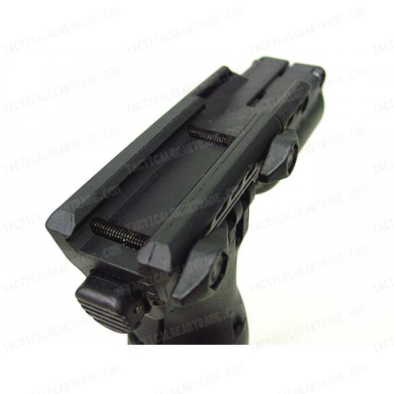 Tactical RIS Total Bipod Flashlight Holder Foregrip Grip Black