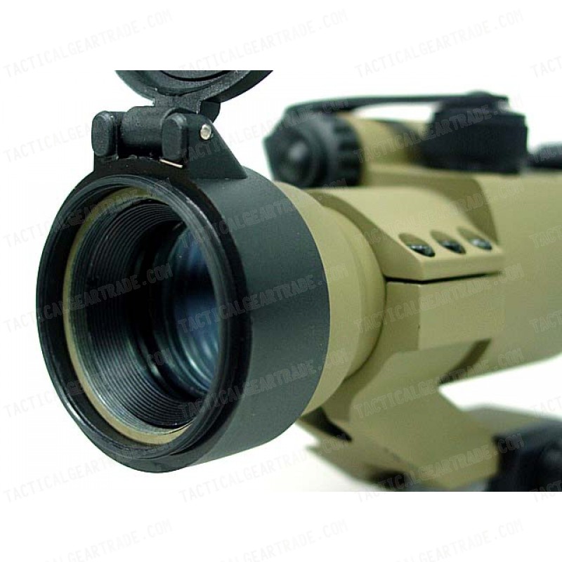 Comp M2 Type Red Green Dot Sight Scope w/Cantilever Mount Tan