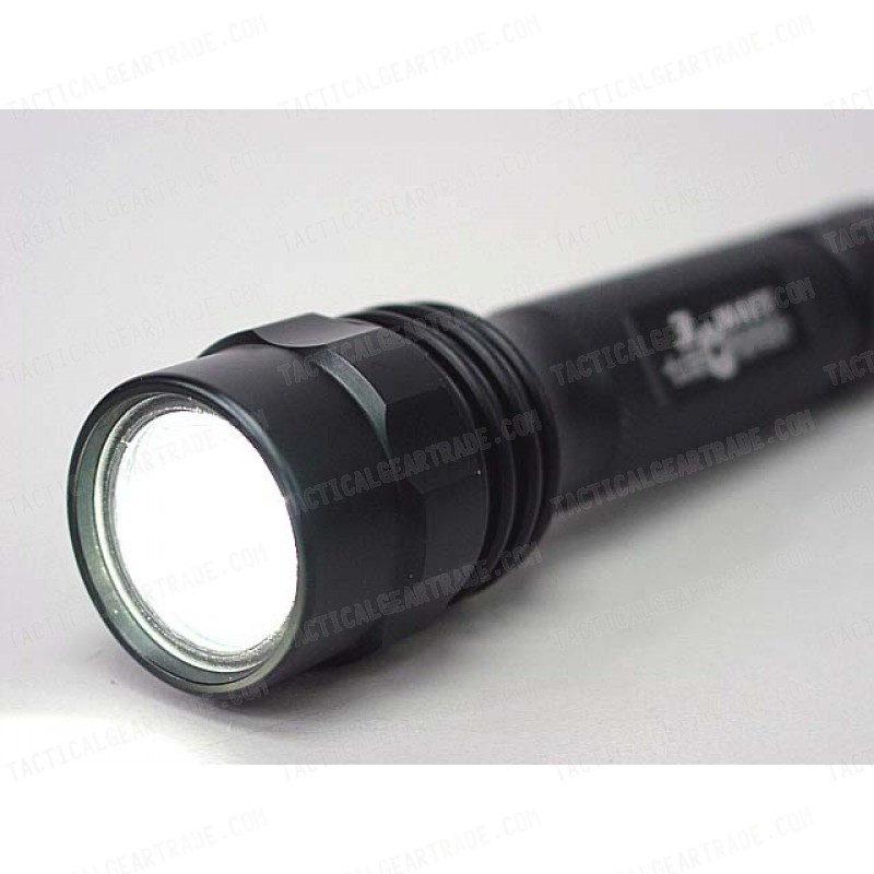 3 Watt Luxeon LED 80 Lm Lumens Flashlight Torch with Pouch