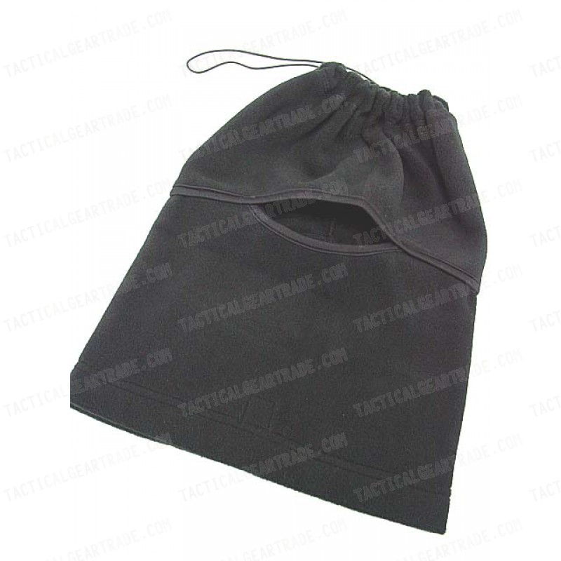 Balaclava Hood 1 Hole Head Face Warmskin Mask & Scarf Black