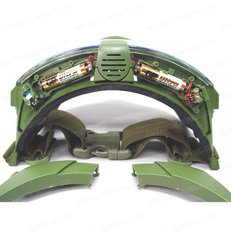 Pro-Goggle Full Face Mask with Fan Ventilation OD