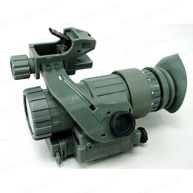 PVS-14 NVG Style 3x Magnifier Scope with Red Laser ACU