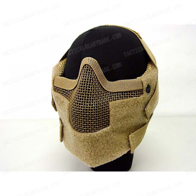 Black Bear Airsoft New Stalker Style Splinter Mask Tan